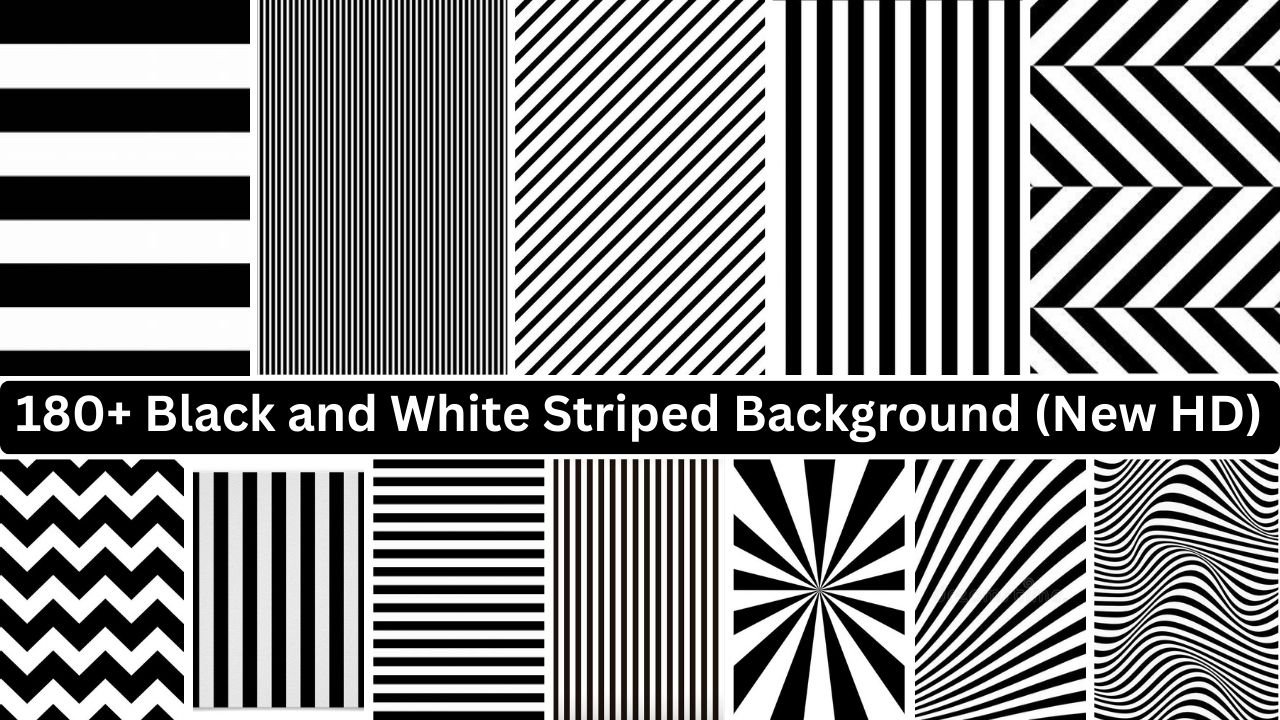 180+ Black And White Striped Background (new Hd)