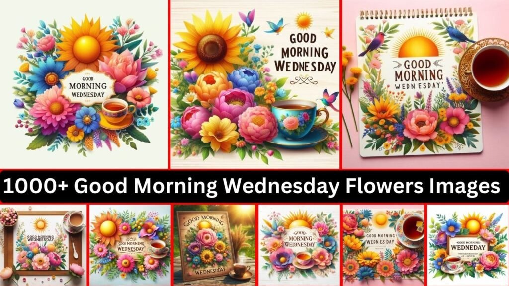 1000+ Good Morning Wednesday Flowers Images