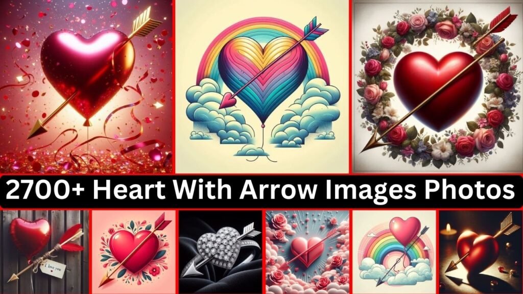 2700+ Heart With Arrow Images Photos