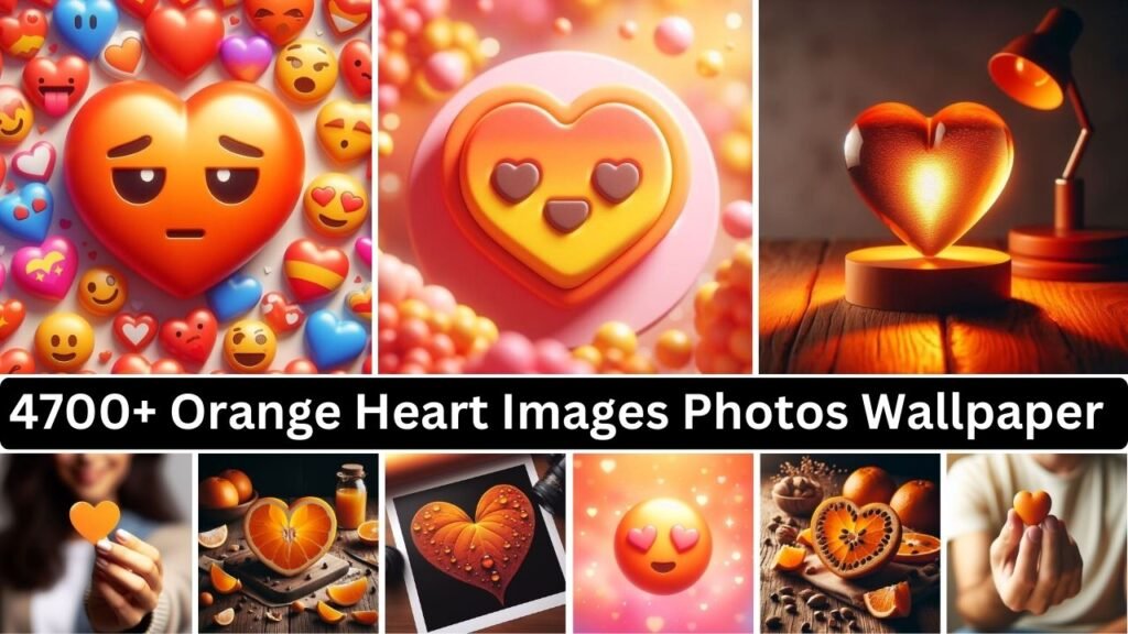 4700+ Orange Heart Images Photos & Emoji Wallpaper