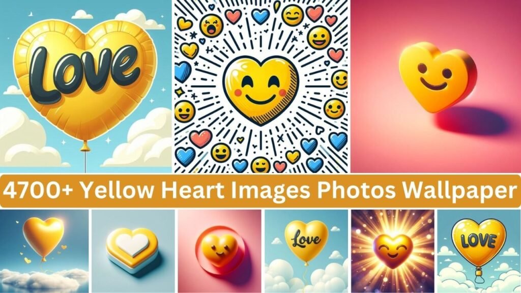 4700+ Yellow Heart Images Photos & Emoji Wallpaper