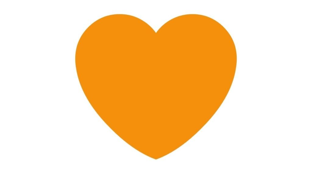 Orange Heart Emoji Copy And Paste U+1f9e1