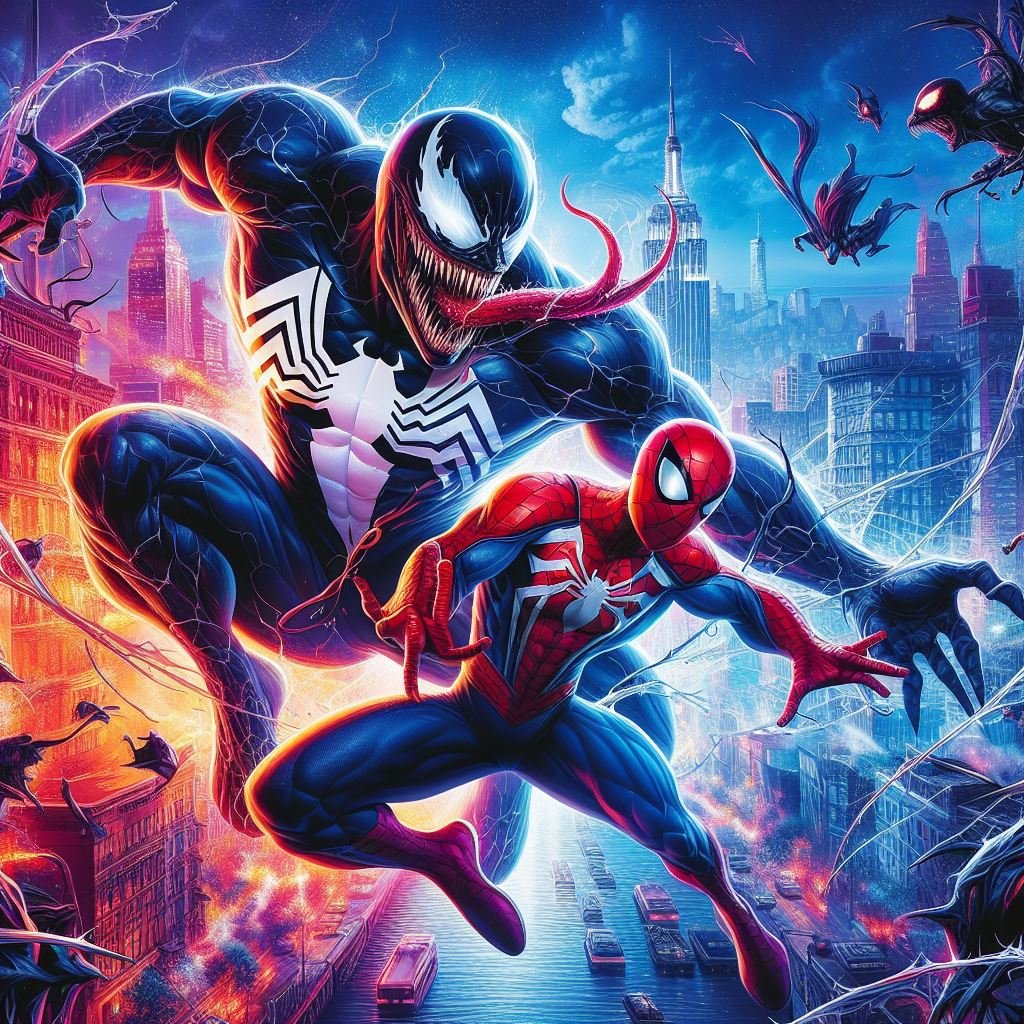 Spider Man Venom Wallpaper HD 4k