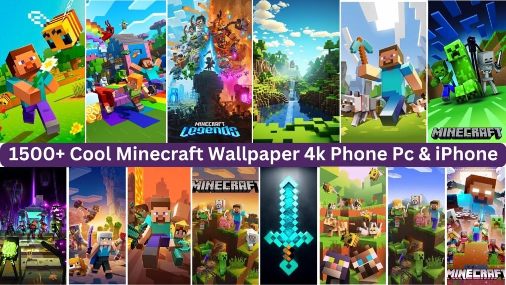 Cool Minecraft Wallpaper 4k Phone Pc & iPhone